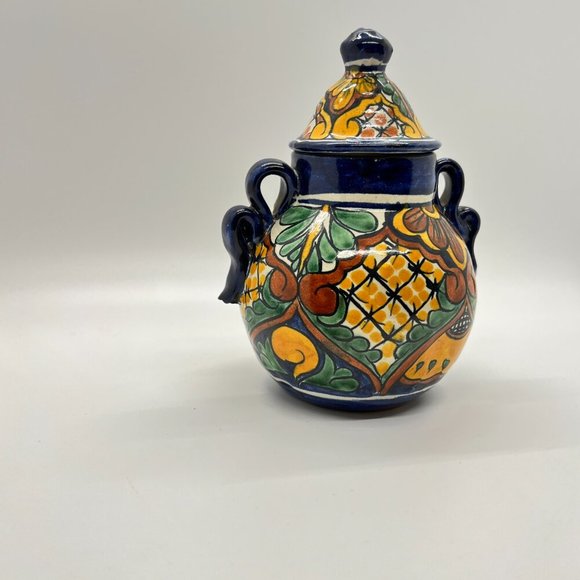 Talavera Ginger Jar Pottery - 5 1/2" x 3 1/2" - Picture 9 of 9